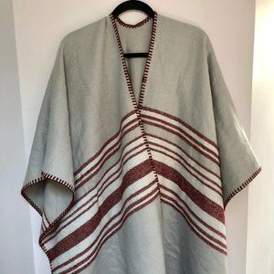 Topshop blanket poncho